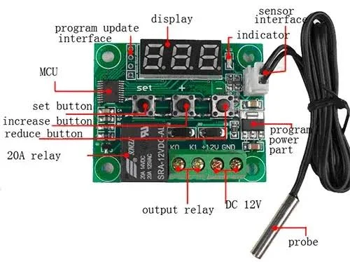 XH-W1209 TemperatureSensor  Module