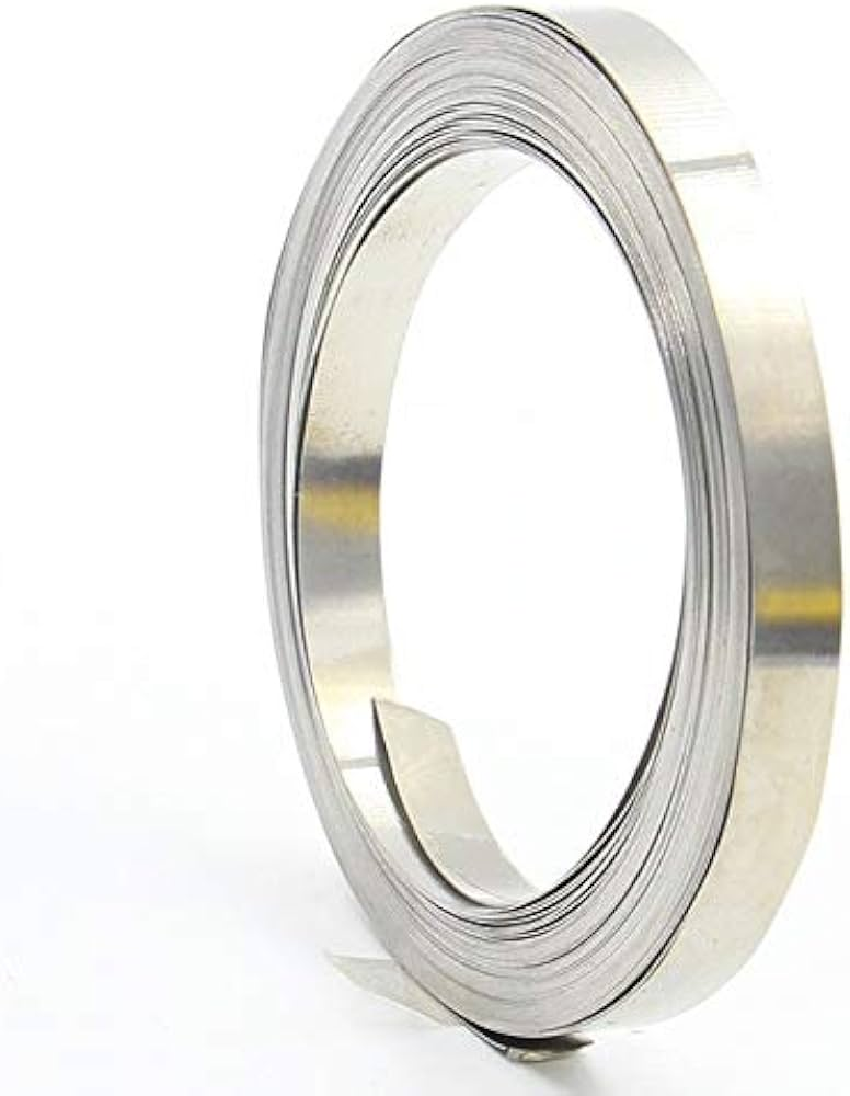 Nickel Plated Strip – 0.12mm Thickness × 5mm Width pack of 1meter