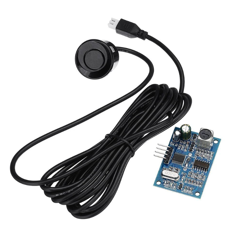 Waterproof ultrasonic sensor module with probe