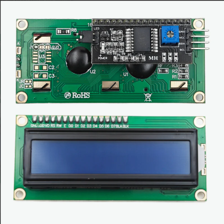 1602 display blue With i2c