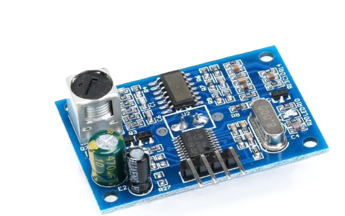 Waterproof ultrasonic sensor module with probe