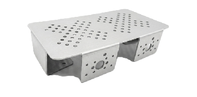 4 wheel 1 caster Metal Chassis