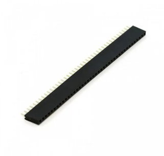 2.54mm 40-Pin Female Berg Strip Connector (Single Row Header Pin)