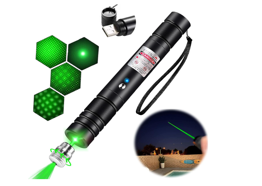  USB Rechargeable Green Laser Pointer