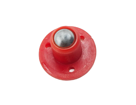 Ball Caster Wheels Red with Screws 