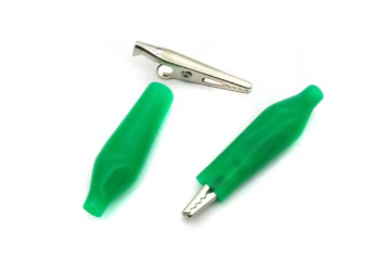 Crocodile Clip Green 28mm